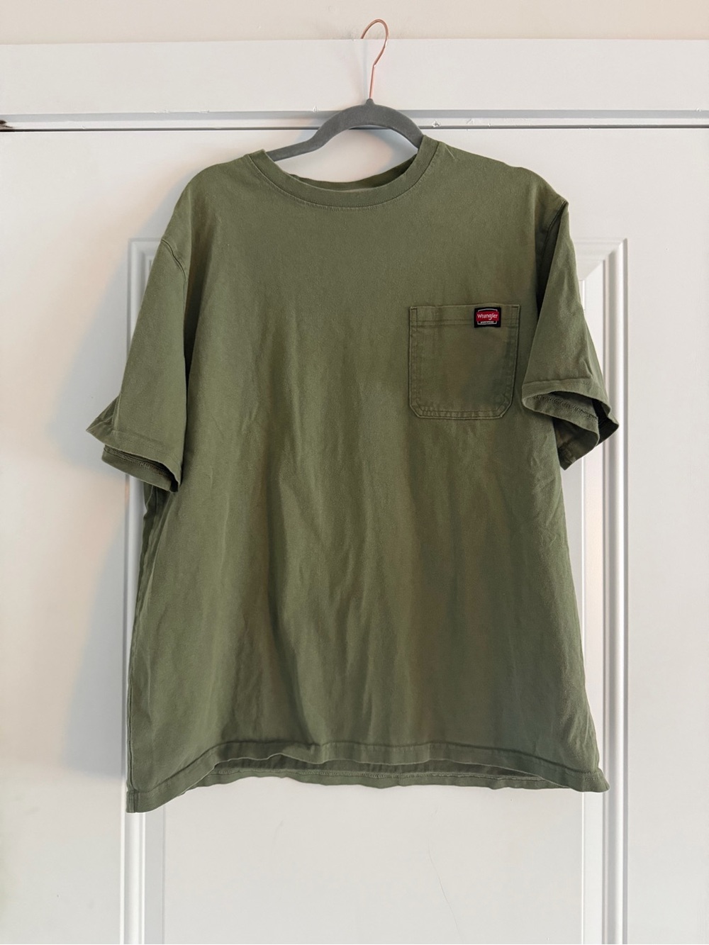 Wrangler Workwear Olive Green Pocket T-Shirt